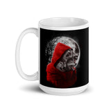 Red Hooded Wolf White glossy mug