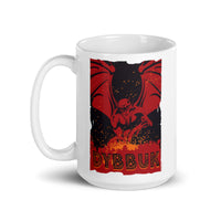 Dybbuk White glossy mug