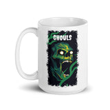 Ghouls White glossy mug