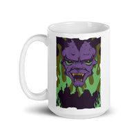 Demon White glossy mug