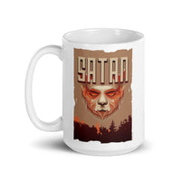 Satan White glossy mug