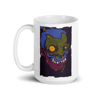 Zombie White glossy mug