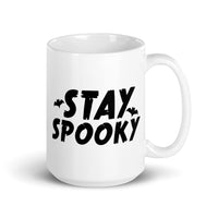 Stay Spooky White glossy mug