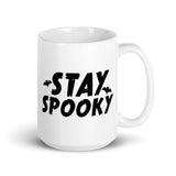 Stay Spooky White glossy mug