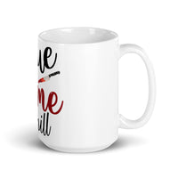 True Crime & Chill White glossy mug