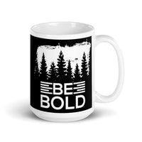 Be Bold White glossy mug