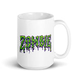 Zombie White glossy mug