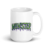 Monster White glossy mug