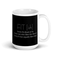 Fit-ish White glossy mug