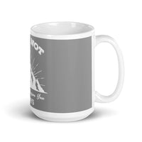 Fear Not White glossy mug