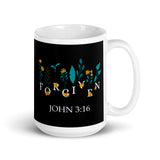 Forgiven White glossy mug