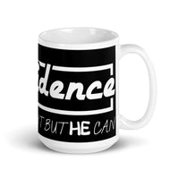 Godfidence White glossy mug