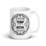 Do Something Today White glossy mug