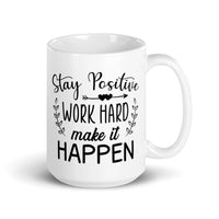 Make it Happen White glossy mug