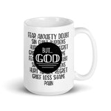 But... God White glossy mug