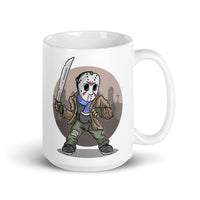 Slasher White glossy mug