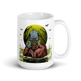 Toxic Zombie White glossy mug