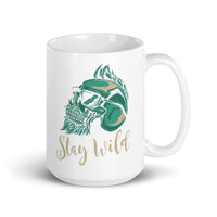 Stay Wild White glossy mug