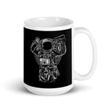 Astro Music White glossy mug