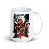 Chainsaw Killer White glossy mug