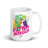 Ultra Serious White glossy mug