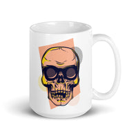 Skull White glossy mug