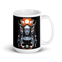 The Nun White glossy mug