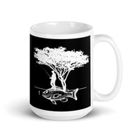 Fisherman White glossy mug