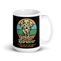 Golden Retriever White glossy mug