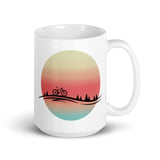 Bike White glossy mug