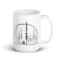 Nature Ride White glossy mug