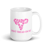 Don't Tread on Me White glossy mug