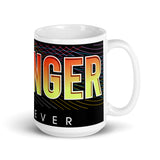 Stronger Than Ever White glossy mug