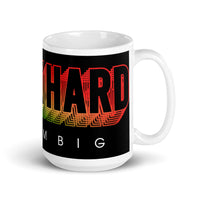 Work Hard Dream Big White glossy mug