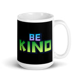 Be Kind White glossy mug