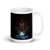 Killer Clown White glossy mug