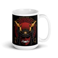 Samuri (Wake from Death) White glossy mug