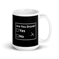 Are You Drunk? White glossy mug