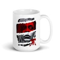 Noir (White) White glossy mug