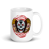 Triple Killer White glossy mug