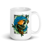 Dragon White glossy mug