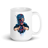 Evil Girl White glossy mug