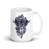 Dragons White glossy mug