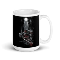 Cerberus White glossy mug