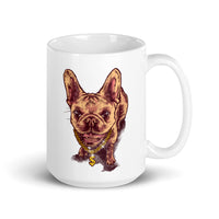 Frenchy White glossy mug