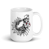 Monster Thing White glossy mug