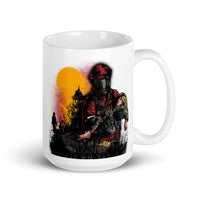 Firefighter White glossy mug