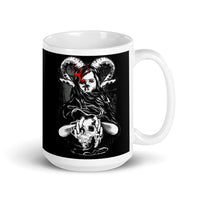 Devil Girl White glossy mug