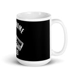 Stay Home Club White glossy mug