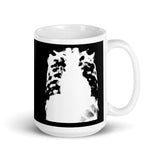 Ribcage Scan White glossy mug